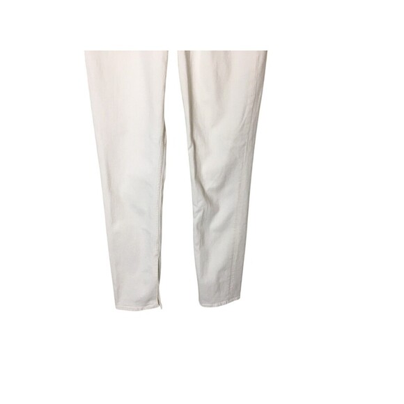 Slvr Lake Pants Women's Size 30 White Premium Denim Beatnik Cotton Blend - Picture 4 of 9